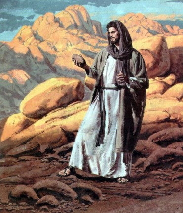 Resultado de imagen de Comentario: "LAS TENTACIONES  DE  JESÚS" (Mt 4, 1-11). en el Desierto